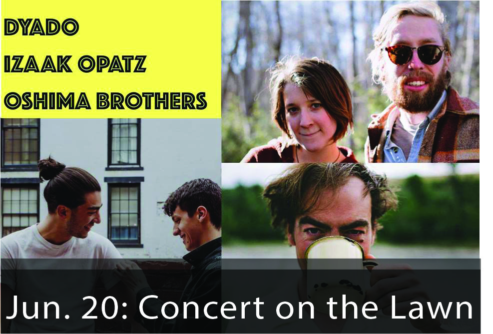 Click here for more info on the June 20th Concert on the Lawn Event.