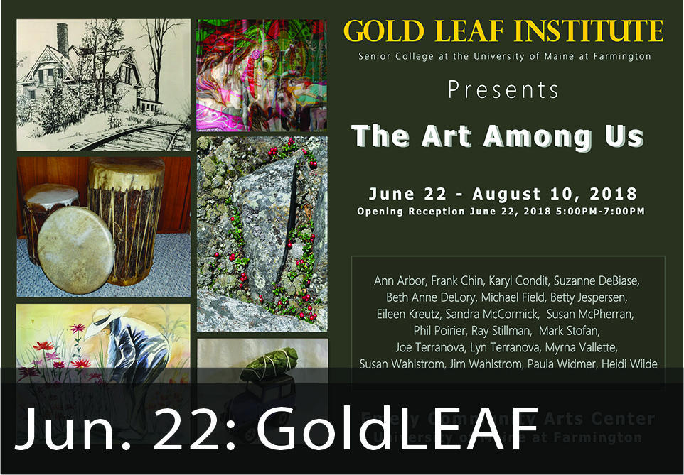 Click here for more info on the GoldLEAF exhibition.