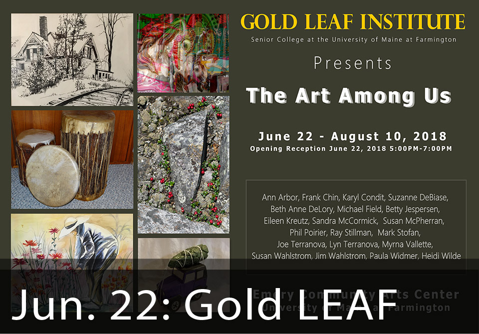Click here for more info on the GoldLEAF exhibition.