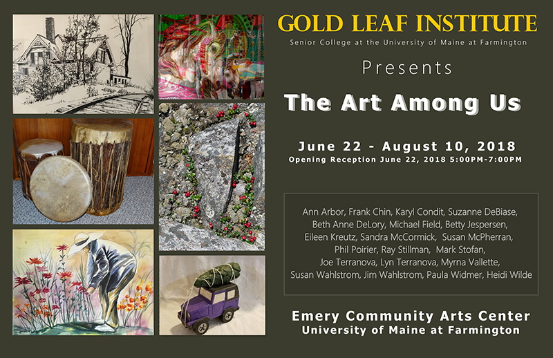 Promotional Image For the the GoldLeaf Opening Reception.