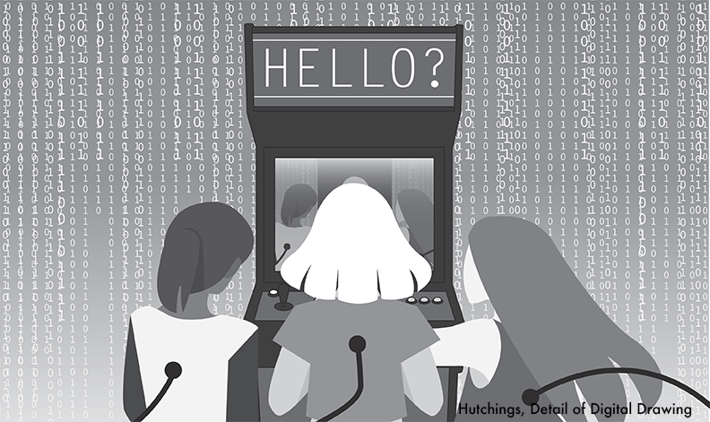 Artwork by Hannah Hutchings.