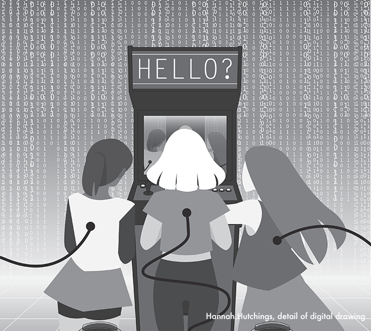 Detail of digital drawing by Hannah Hutchings.