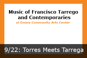 Click here to learn more about the Torres Meets Tarrega perfomance.