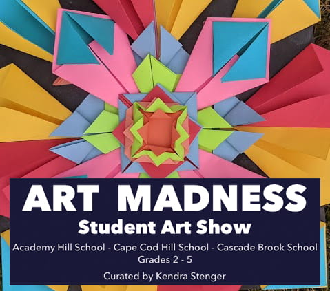Art Madness text and image of paper art