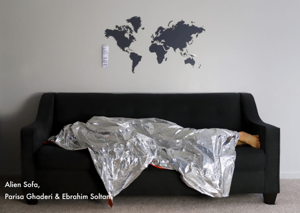 Alien Sofa, Parisa Ghaderi & Ebrahim Soltani