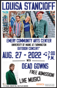 Louisa Stancioff concert poster