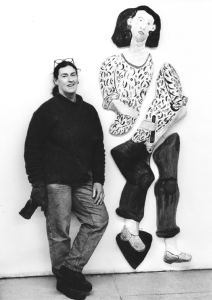 Barbara Sullivan-photo of artist in her studio