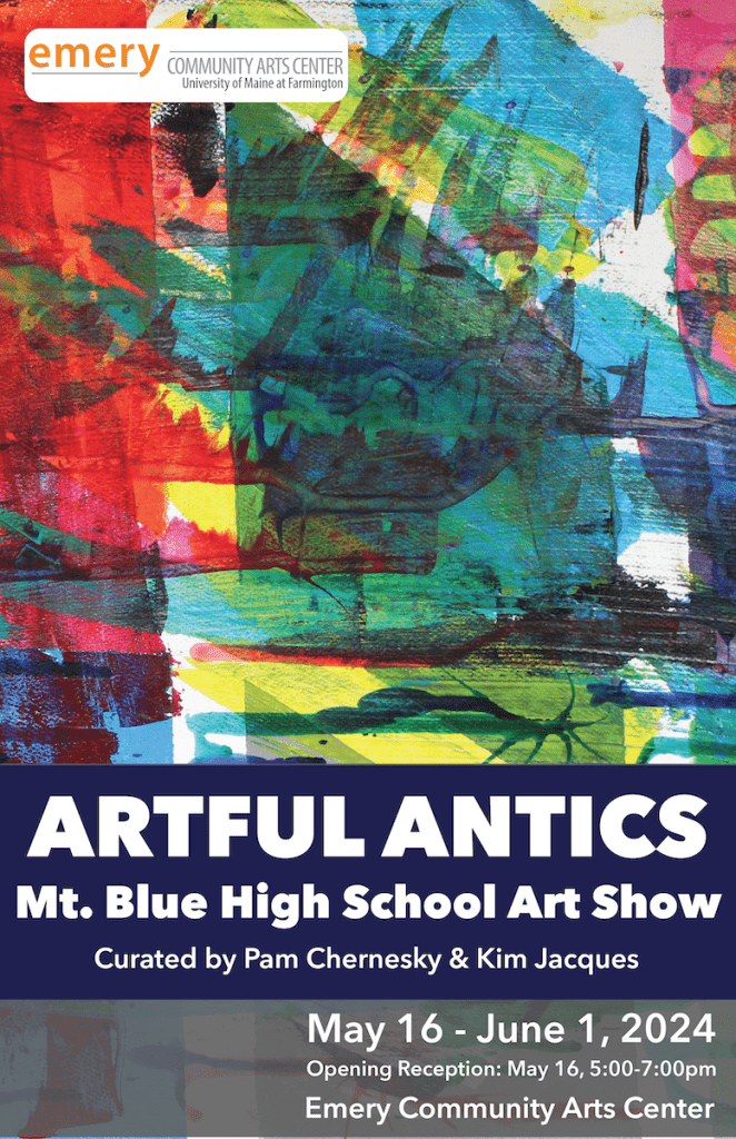 MBHS Art Show 2024 poster