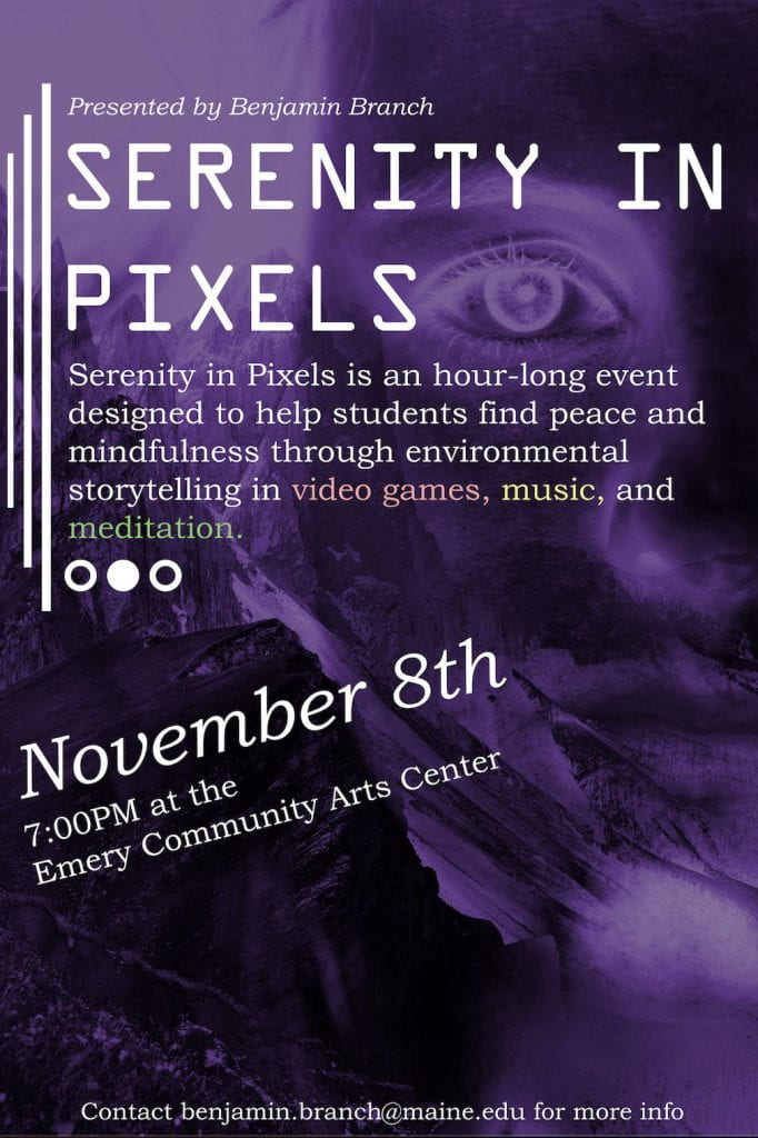 Serenity in Pixels_poster