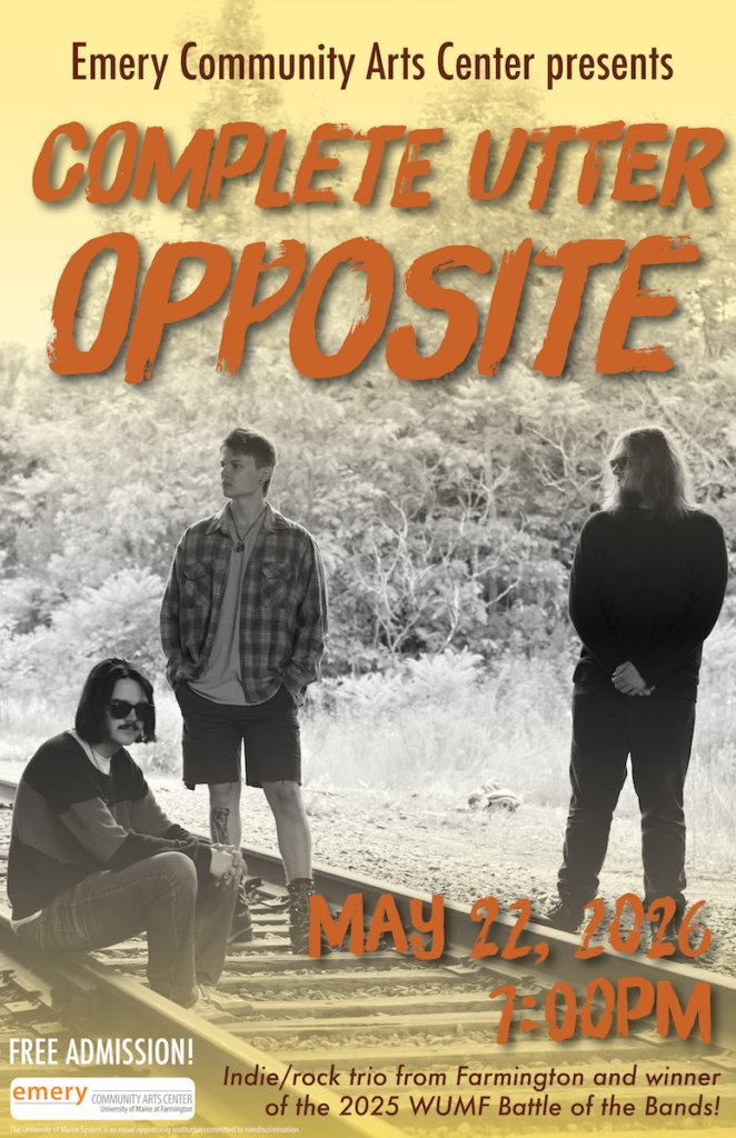 Concert poster for Complete Utter Opposite