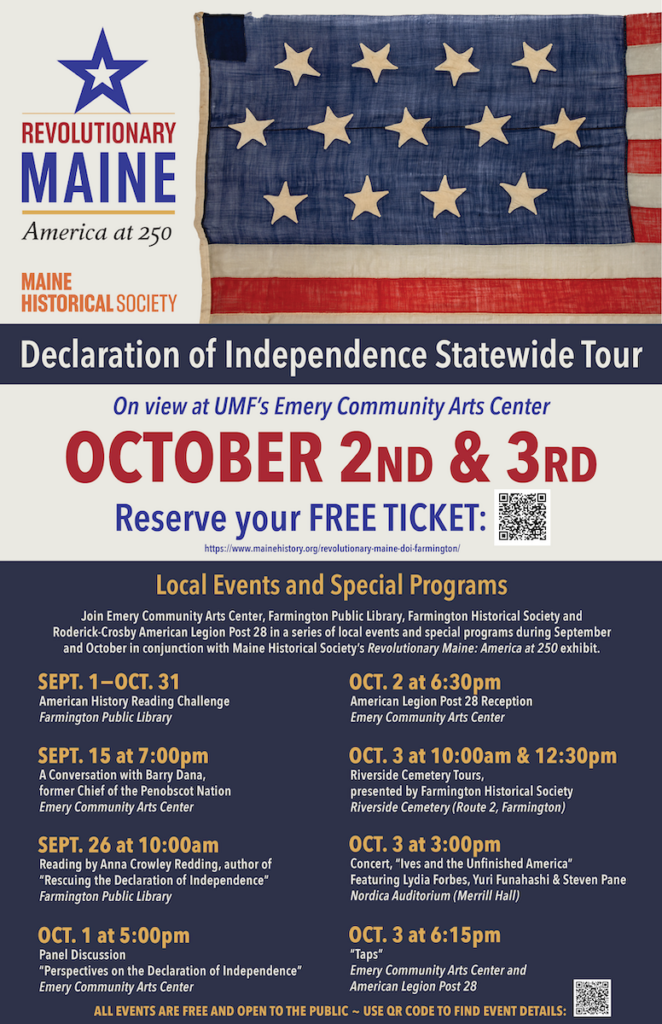 DOI Exhibit and Events info poster