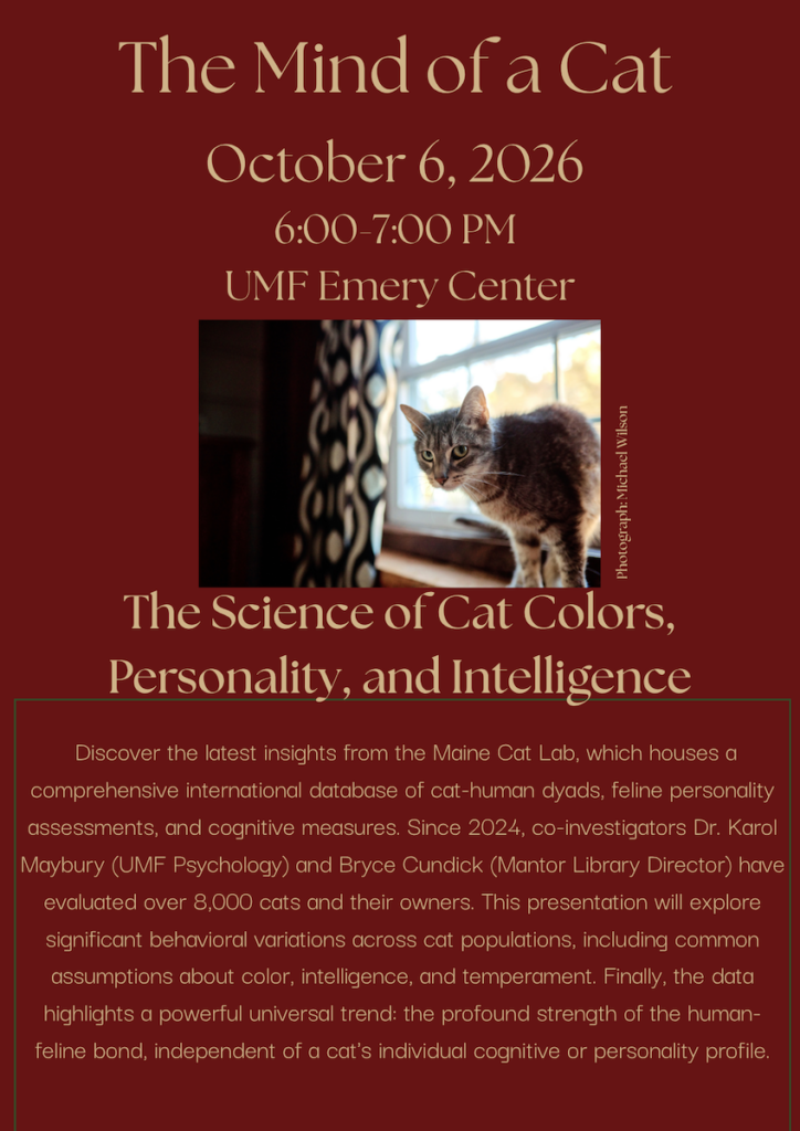 The Mind of a Cat flyer